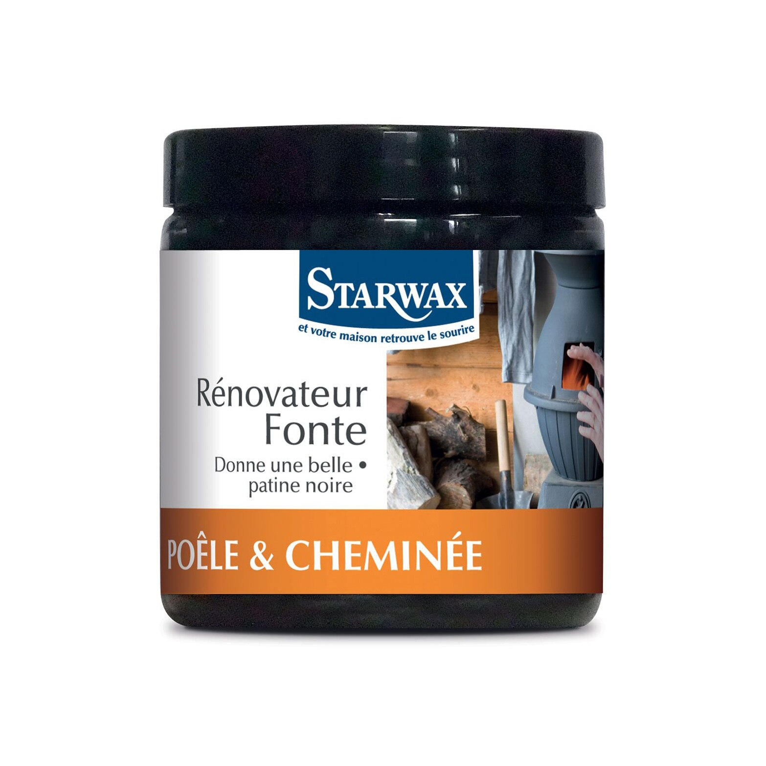 Crema Restaurare Fonta, otel - pentru seminee, sobe - Starwax, 200 ml