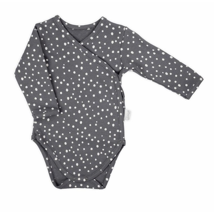 Baba áthajtós patentos body Nicol Rainbow szürke 56 (0-3 h)