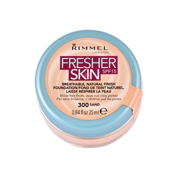 Fond de ten Rimmel London Fresher Skin 300 Sand SPF 15, 25 ml Fond de ten Rimmel London Fresher Skin 300 Sand SPF 15, 25 ml