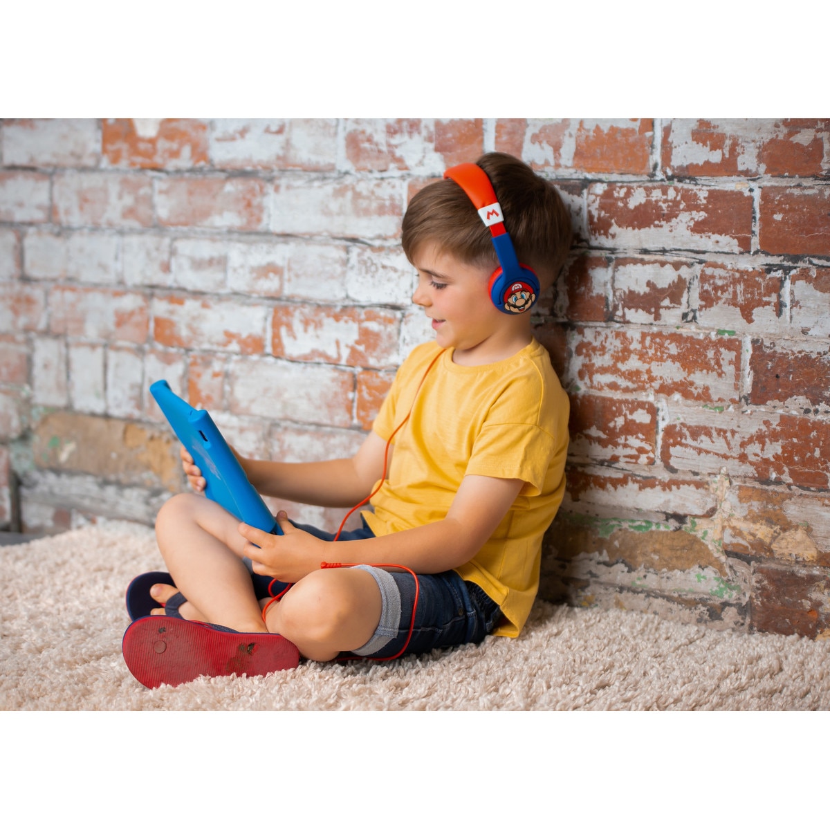Casti pentru copii intre 3-7 ani, SM0762 OTL Super Mario JUNIOR