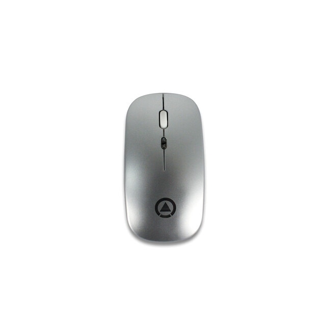 Mouse fara fir LED COO Slim Dual Mode, Led Reincarcabil, DPI Reglabil, Argintiu
