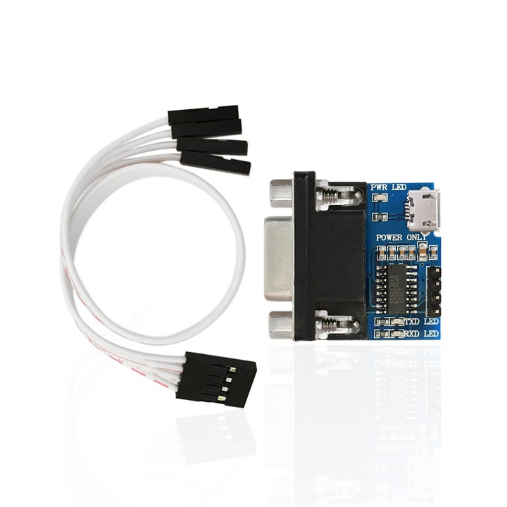 Порт за сериен конвертор Arduino Clone RS232, MAX3232CSE, за Arduino