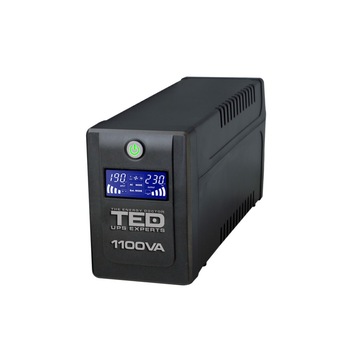 UPS monofazat 1100VA Linie interactiva cu afisaj LCD UPS monofazat 1100VA Linie interactiva cu afisaj LCD