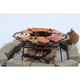 Disc pentru gratar, fonta, tip grill, cu picioare, 49 cm, Mixt Barbeque