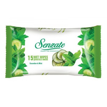 Servetele umede Senzate cu Castraveti si Menta, 15/set Servetele umede Senzate cu Castraveti si Menta, 15/set
