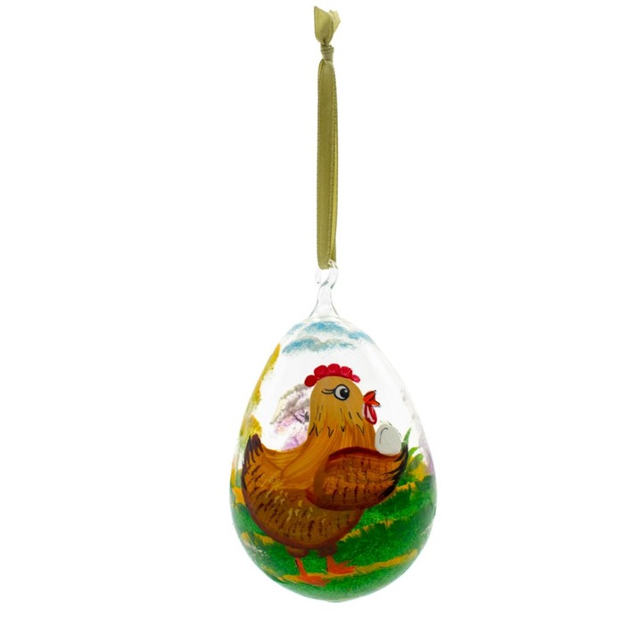 Oua de paste din sticla cu-pui