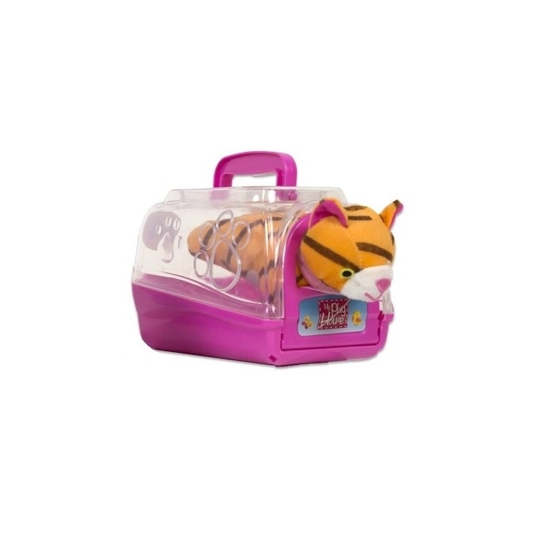 Jucarie de plus cu carcasa din plastic, MyPlayHouse, Multicolor