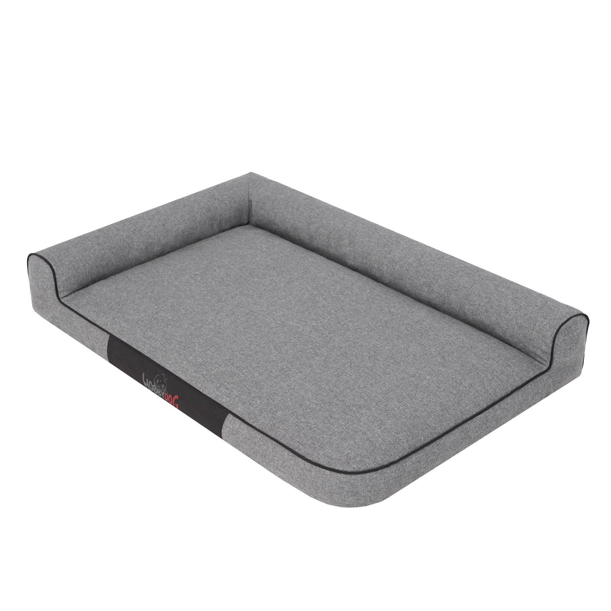 Culcus pentru animale de companie, HobbyDog, Best, Gri inchis, Ecolen, 100x66x18 cm