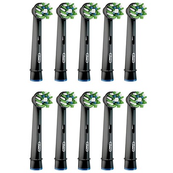 Set 10 rezerve periuta electrica Oral-B Cross Action CleanMaximizer, negru Set 10 rezerve periuta electrica Oral-B Cross Action CleanMaximizer, negru