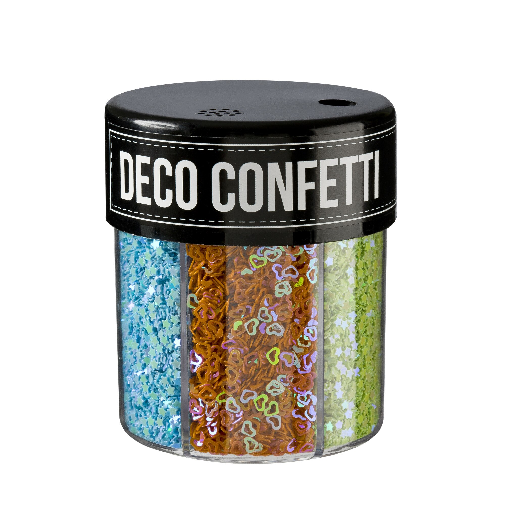 Set forme lucioase irizante, Craft Sensations, in recipient 6 compartimente, 80 grame