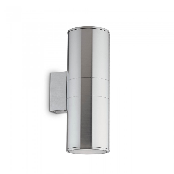Aplica Ideal Lux Italia - Exterior, Argintiu, Aluminiu, E27
