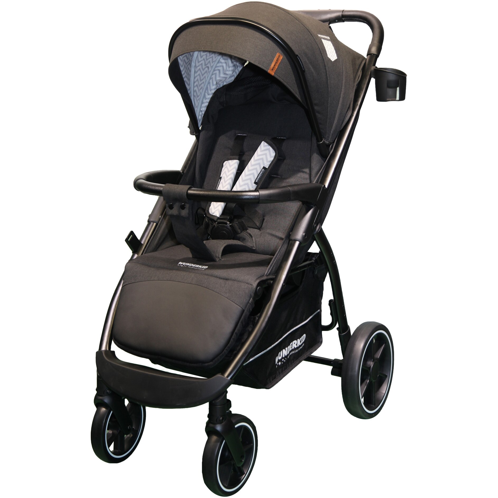 Carucior Wunderkid Larnaca, Negru