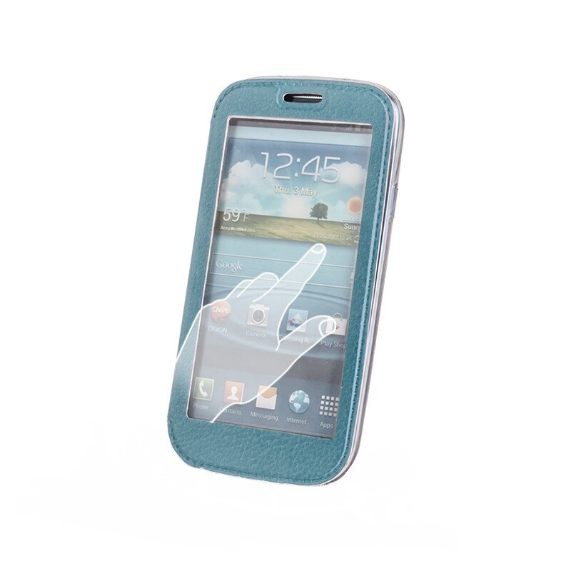 Husa Smart View pentru LG L40, albastru