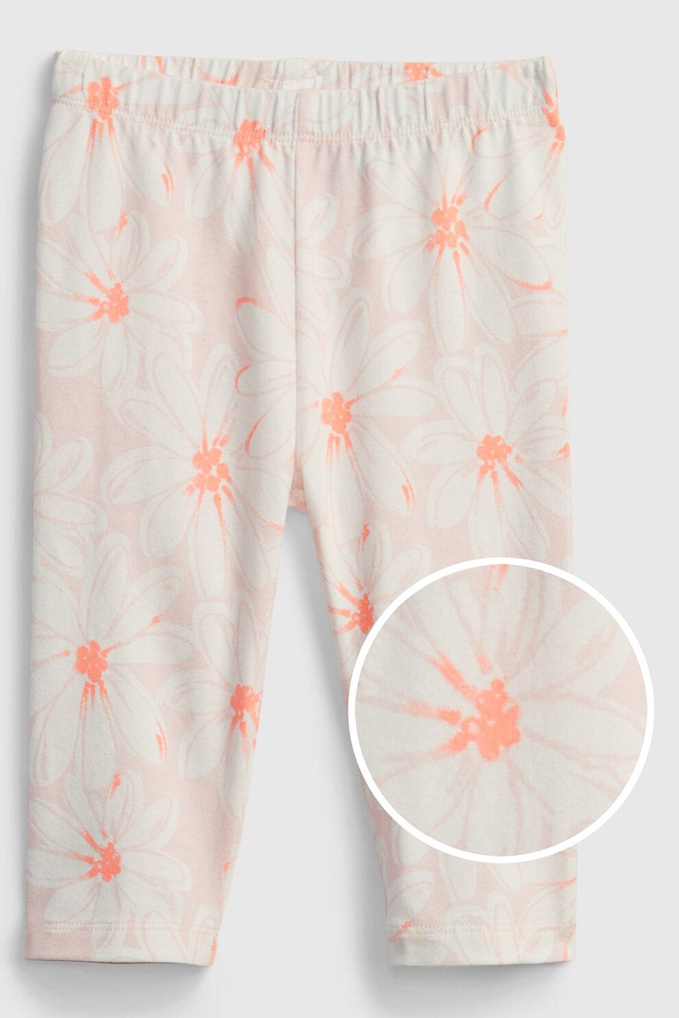 GAP, Colanti crop din amestec de bumbac organic, Roz pal