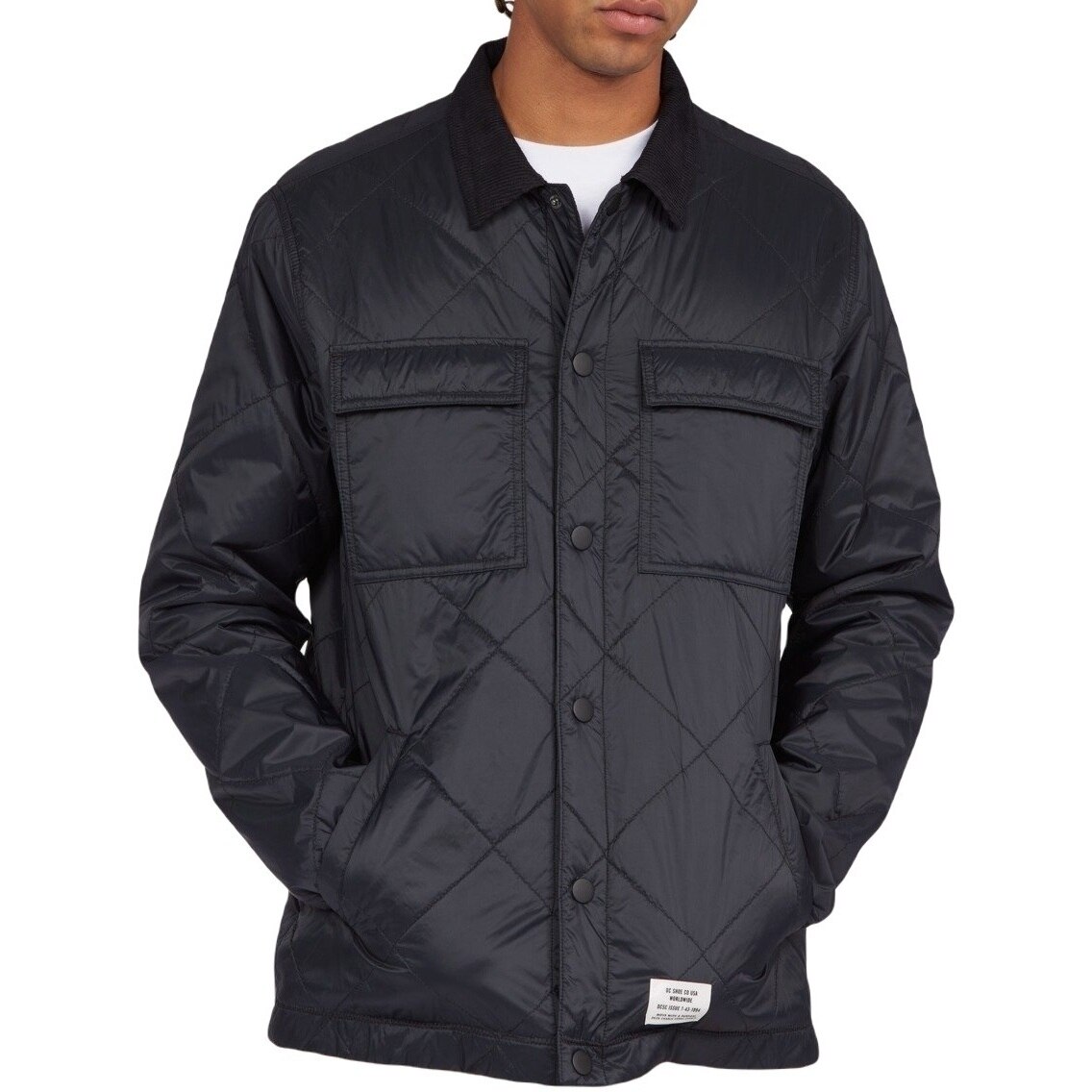 Jacheta DC Shoes The Felon Quilted, Negru