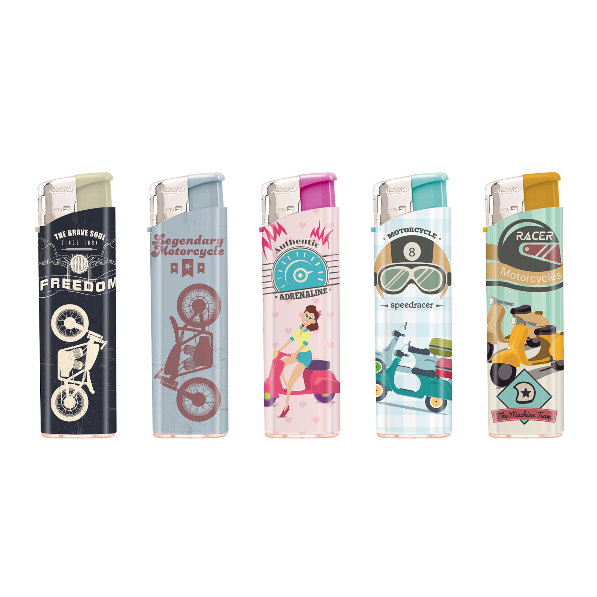 Set 5 Brichete - Atomic Retro Bikes