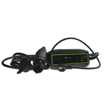 Incarcator portabil schuko - type 1 pentru masina electrica si plug-in hybrid Green Cell GC EV 3.6kW 10A / 16A Incarcator portabil schuko - type 1 pentru masina electrica si plug-in hybrid Green Cell GC EV 3.6kW 10A / 16A