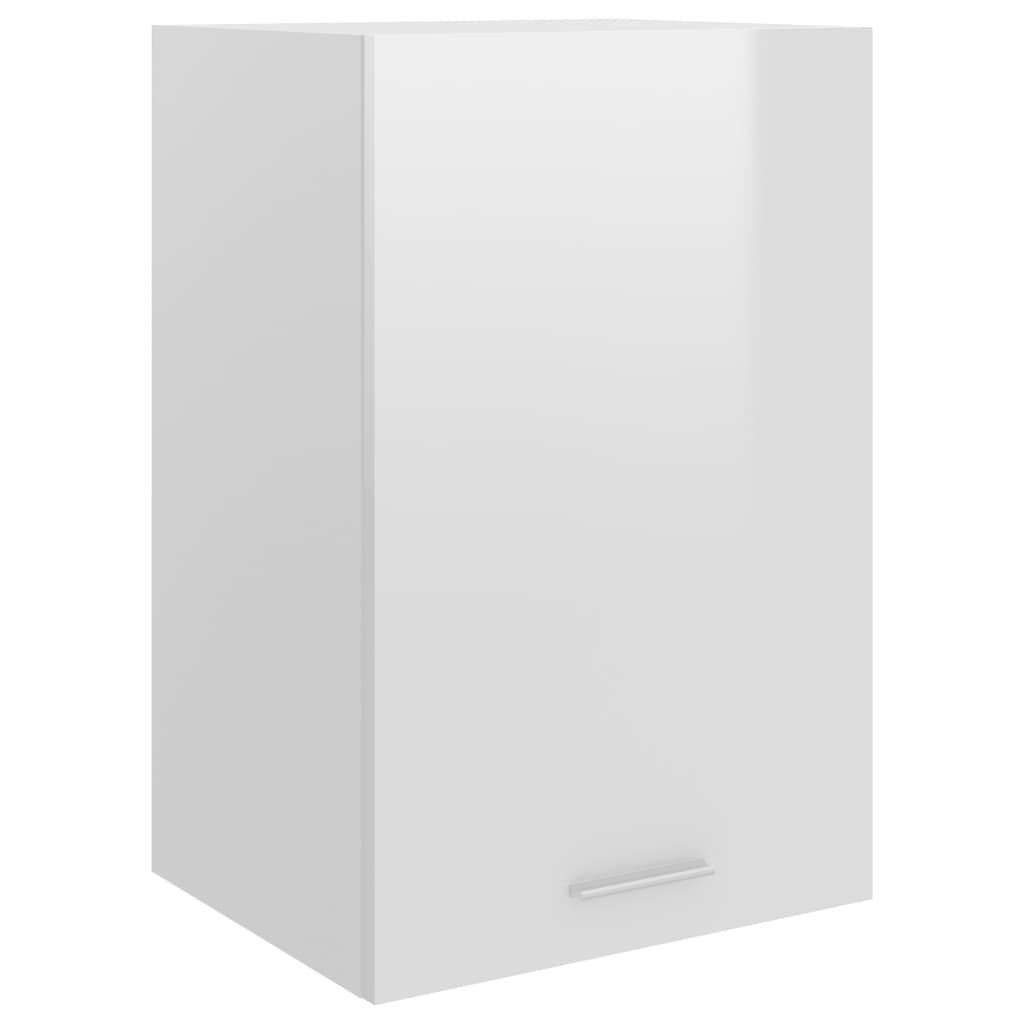 Dulap suspendat de bucatarie, vidaXL, PAL, 39,5 x 31 x 60 cm, Alb extralucios