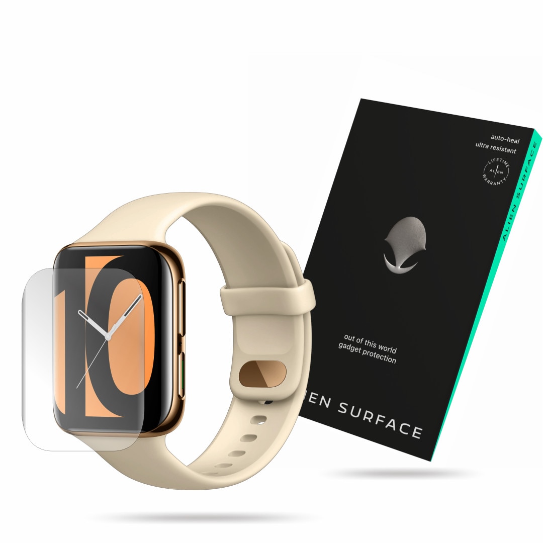 Folie Alien Surface, Oppo Watch 46mm (Wi-Fi), protectie ecran 1+2 Rezerve