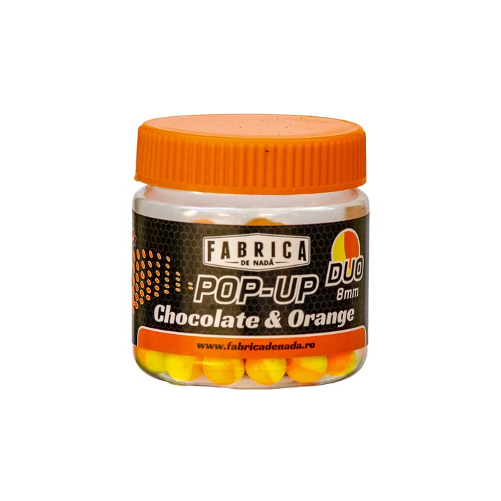 Fabrica de Nada Pop-up Duo Chocolate & Orange, 8mm, 20gr