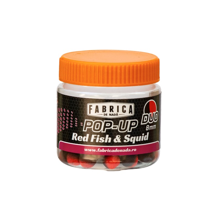 Pop-up Duo 8mm Red Fish & Squid, Fabrica de Nada, 20gr