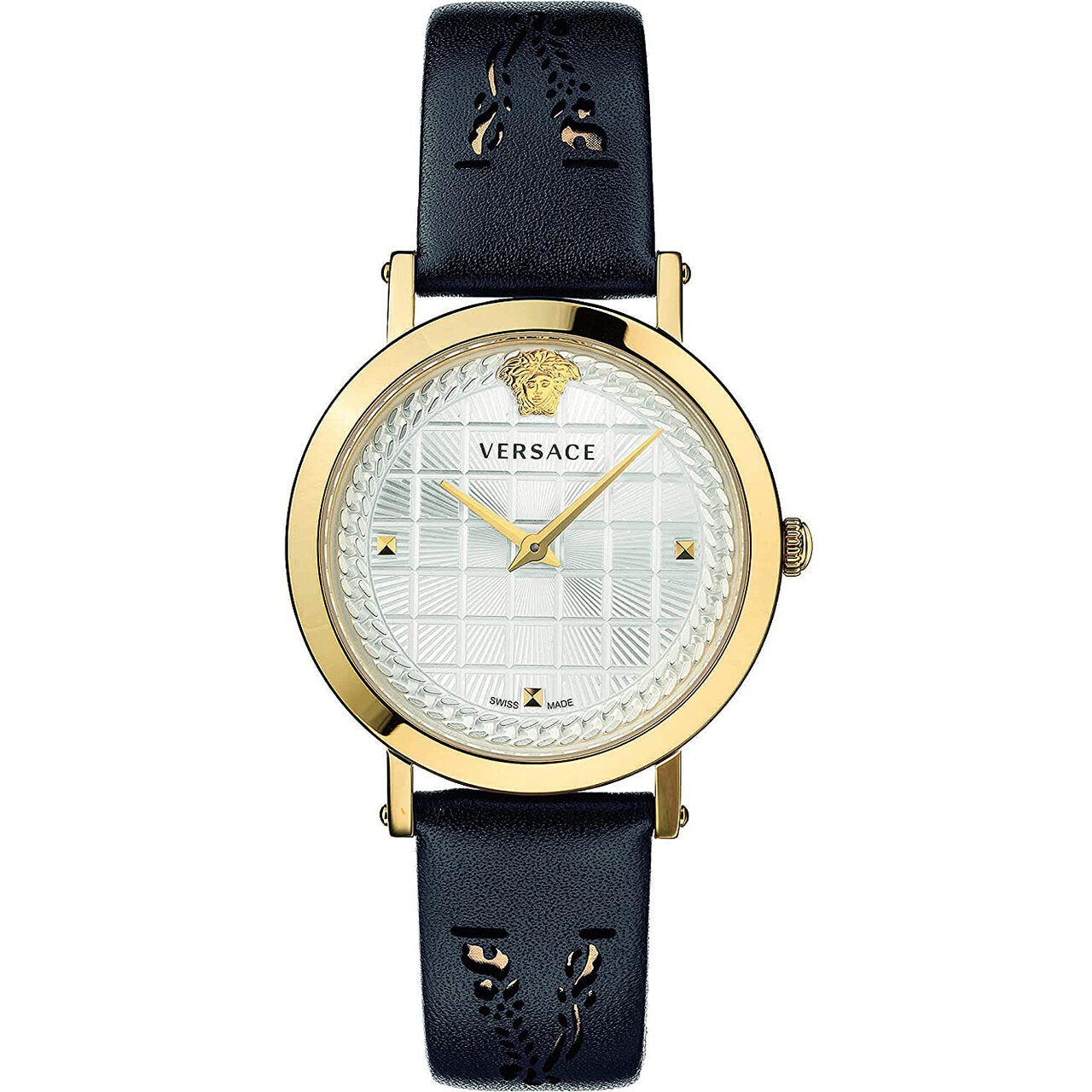 Ceas de dama Versace VELV00420, Quartz, 37mm, 5ATM, Auriu