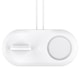 Suport Stand Spigen Magfit Duo Compatibil Cu Incarcator Magsafe Apple Si Incarcator Apple Watch, Silicon Alb