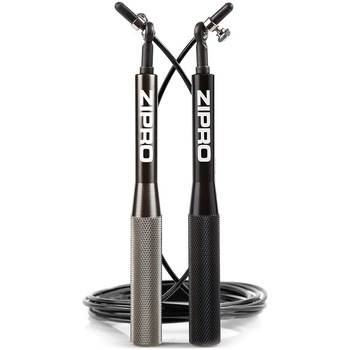 Coarda sarituri Zipro, manere aluminiu, 300 cm, reglabila, negru Coarda sarituri Zipro, manere aluminiu, 300 cm, reglabila, negru