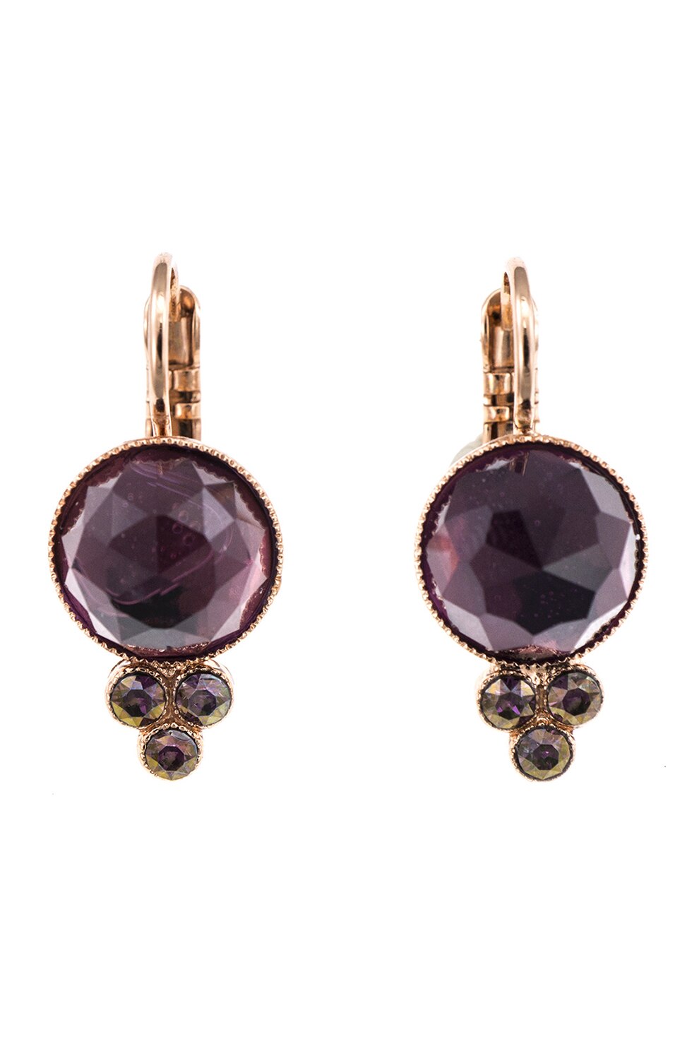 Roxannes - Mariana Jewellery, Cercei placati cu aur de 24K, Auriu