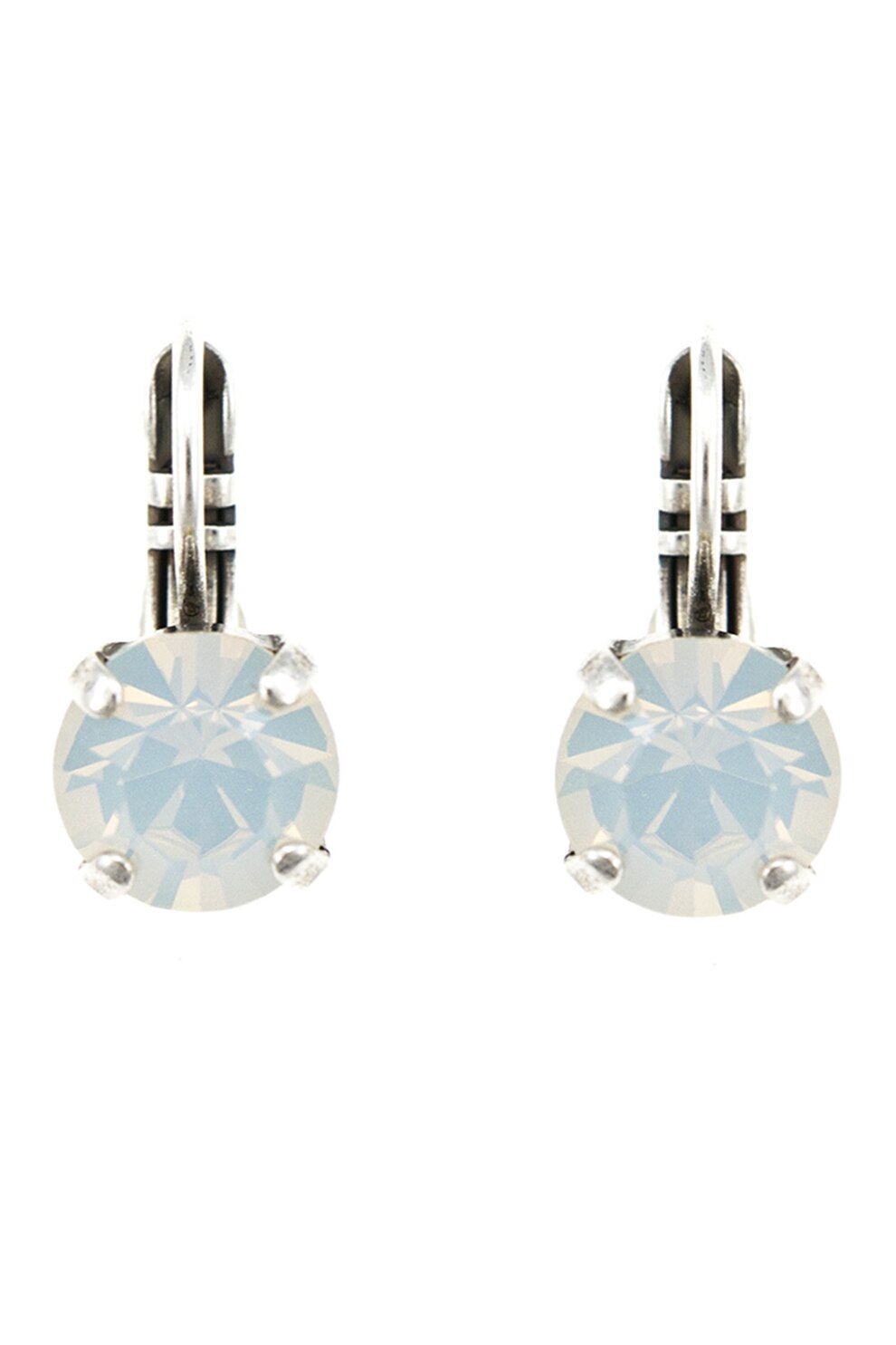 Roxannes - Mariana Jewellery, Cercei placati cu argint 925 cu cristale, Argintiu