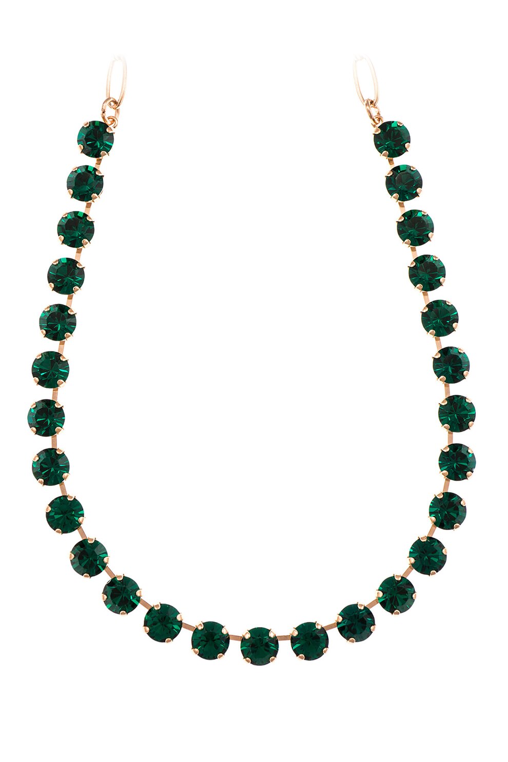 Roxannes - Mariana Jewellery, Colier placat cu aur de 24K si decorat cu cristale, Auriu