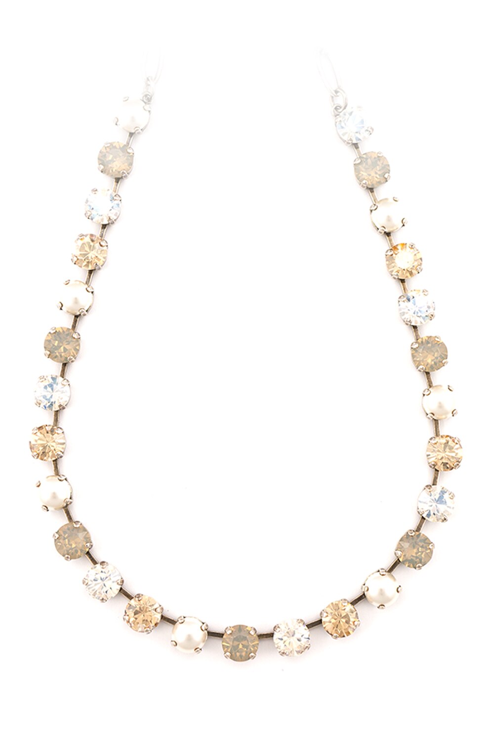 Roxannes - Mariana Jewellery, Colier placat cu argint 925 cu cristale, Auriu