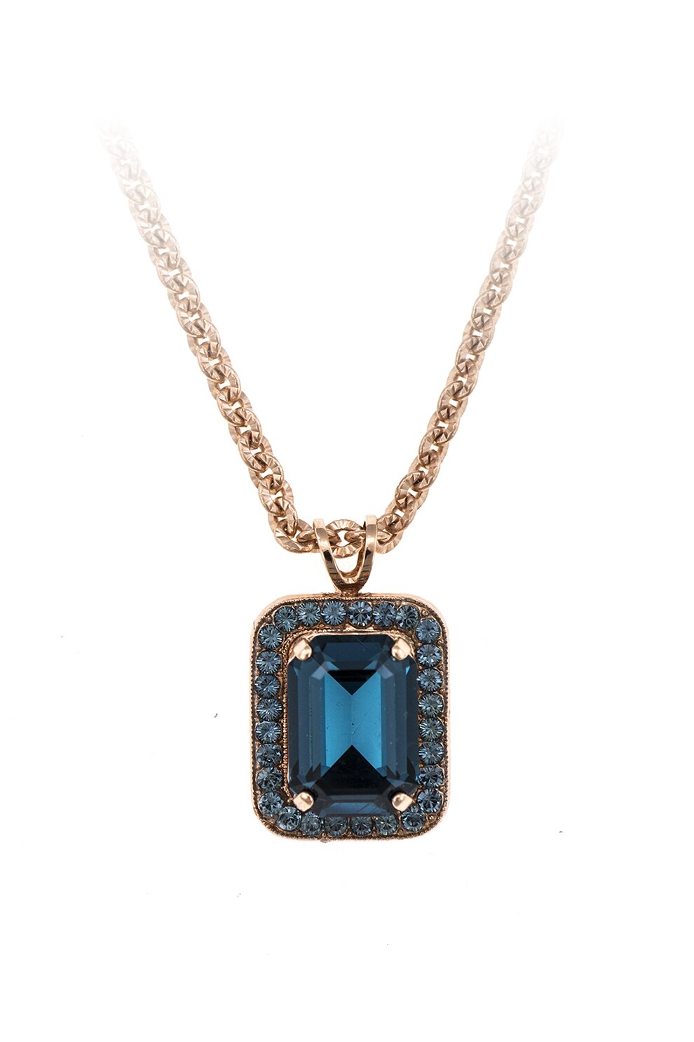 Roxannes - Mariana Jewellery, Colier placat cu aur de 24K si decorat cu cristale, Auriu