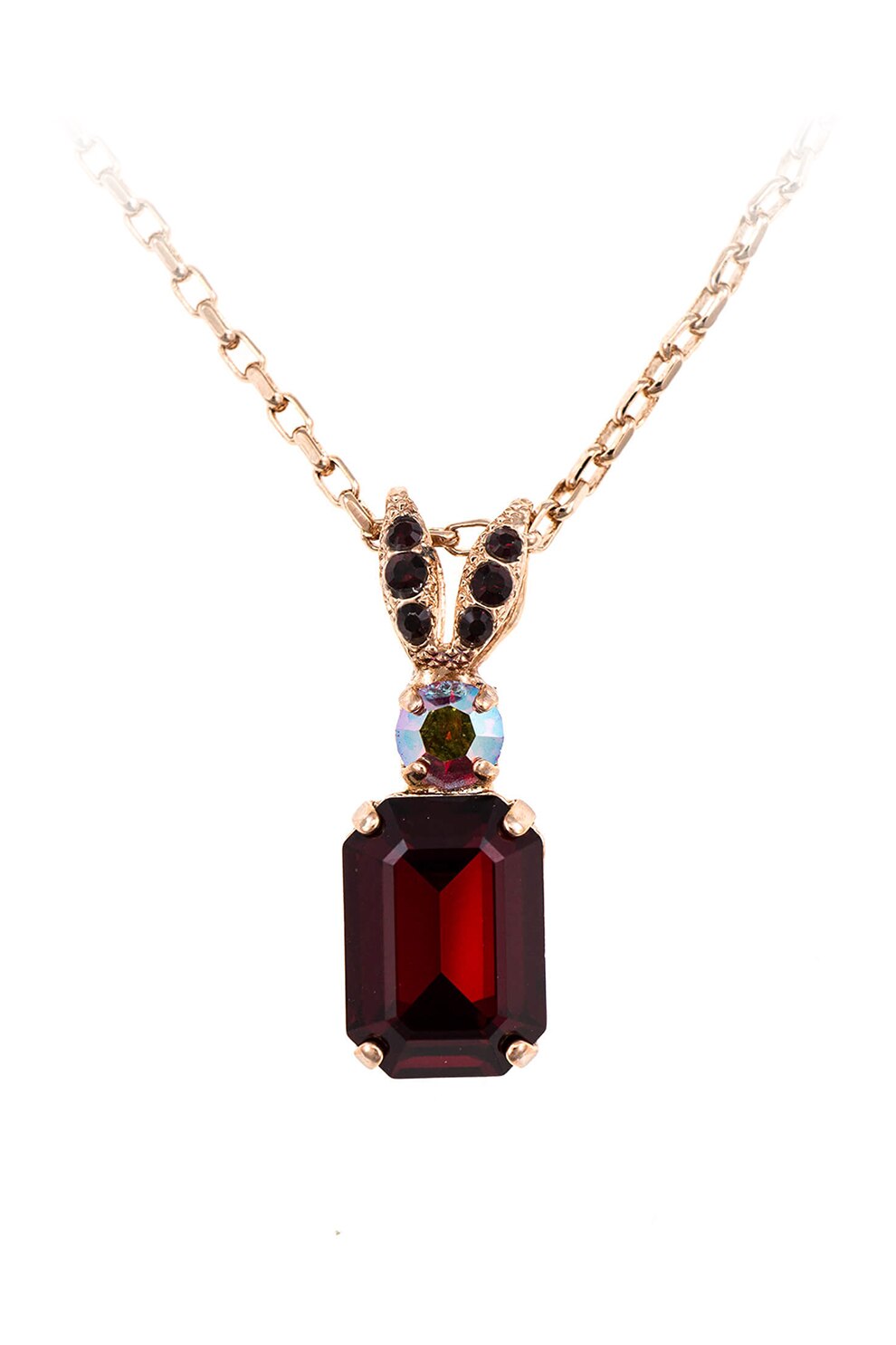 Roxannes - Mariana Jewellery, Colier placat cu aur de 24K, cu pandantiv, Auriu