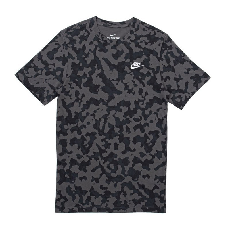Tricou Nike Club AOP DA0469-068, Barbati, Gri