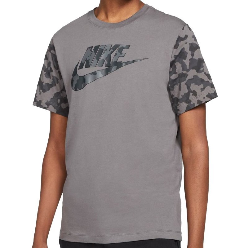 Tricou Nike Futura Club DA0325-068, Barbati, Gri