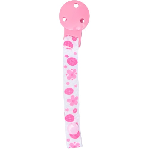 Lantisor Lorelli cu Clips pentru Suzeta, Pink