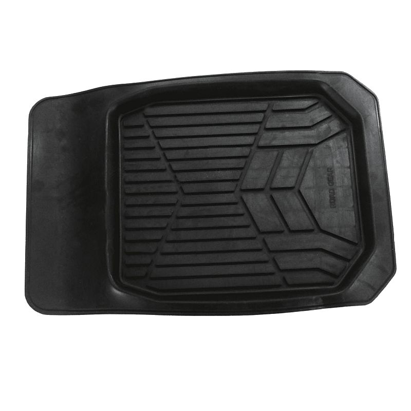 Covoras auto din cauciuc Carpoint, tip tavita pentru fata, 74x50cm, negru