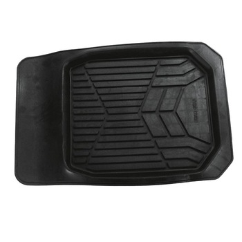 Covoras auto din cauciuc Carpoint, tip tavita pentru fata, 74x50cm, negru Covoras auto din cauciuc Carpoint, tip tavita pentru fata, 74x50cm, negru
