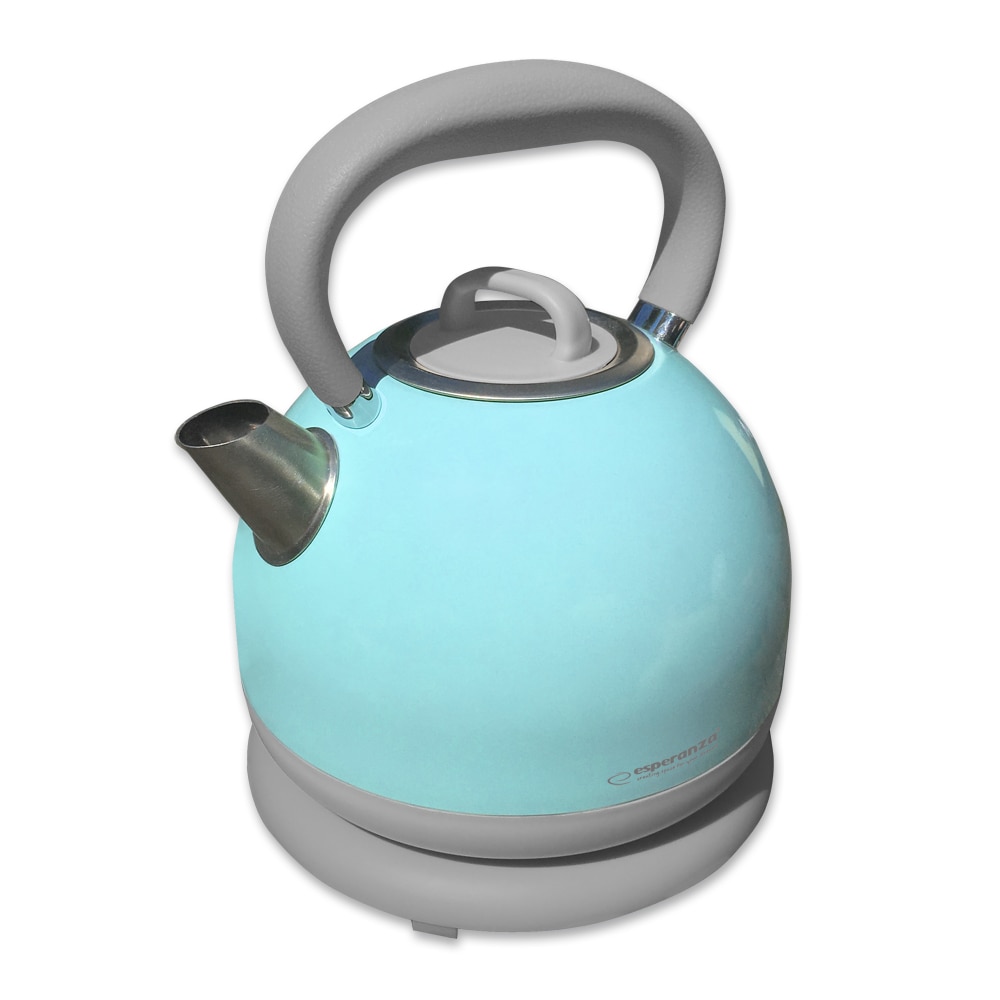 Cana electrica, ceainic electric, 1.7L, 2200W, Albastru, Esperanza Lena