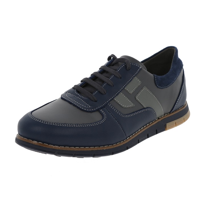 Pantofi sport, ToGo Urban Sneakers Albastru AX0022 Marime 40 EU, Piele Naturala