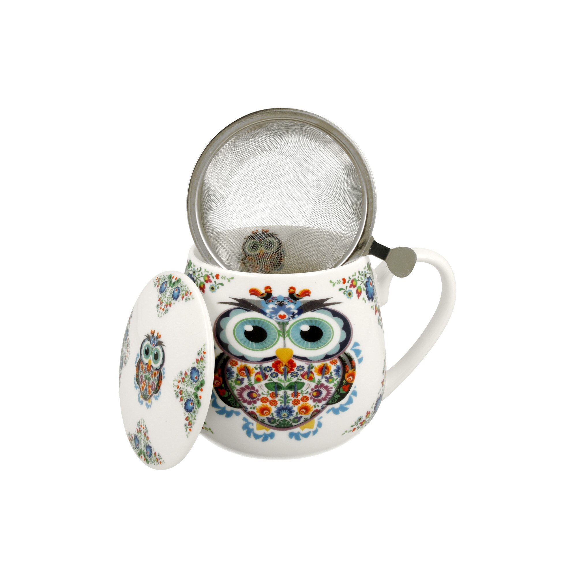 Cana cu Infuzor Owls 430ml