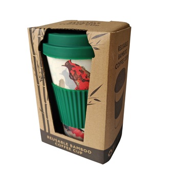 Cana de voiaj - Koi Carp Orange, Bambus, 350 ml, Verde Cana de voiaj - Koi Carp Orange, Bambus, 350 ml, Verde