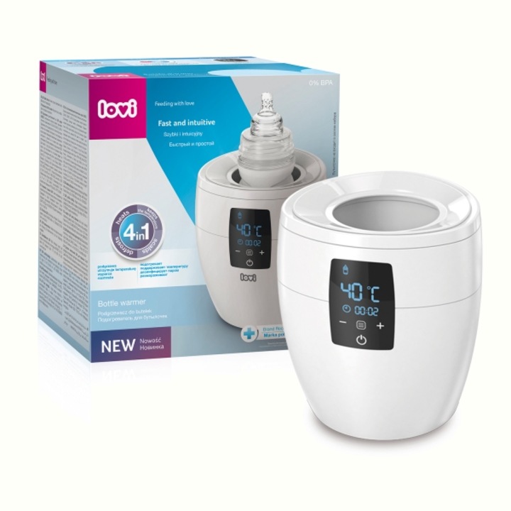Incalzitor De Biberoane, Lovi, 4In1 Intuitive Fast, Combina Pana La 4 Functii, Incalzeste Alimentele In Doar 2 Minute, Optiune De Oprire Automata