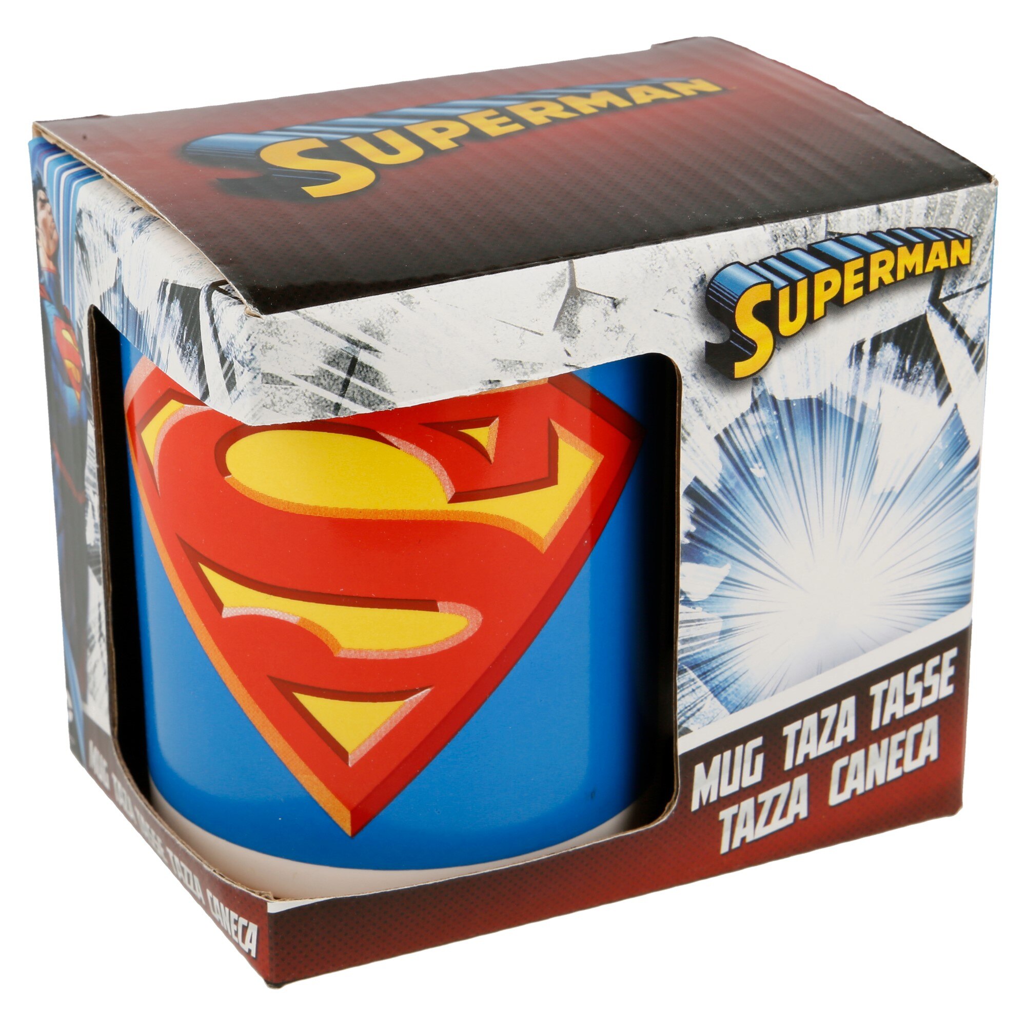 Cana ceramica Superman, 325 ml, Multicolor
