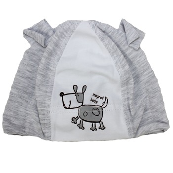 Caciulita bebe, magrof baby, gri Caciulita bebe, magrof baby, gri
