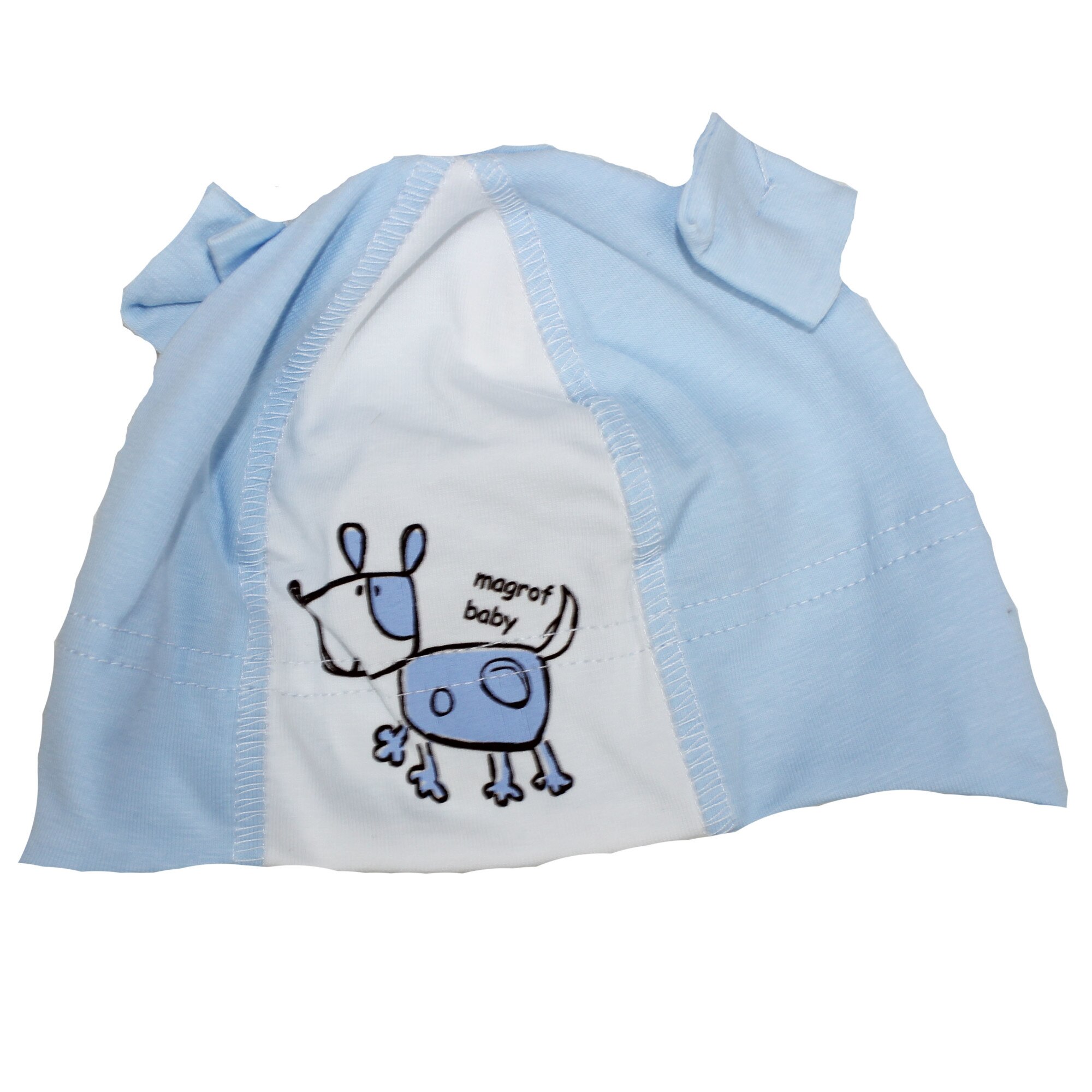 Caciulita bebe, magrof baby, albastra