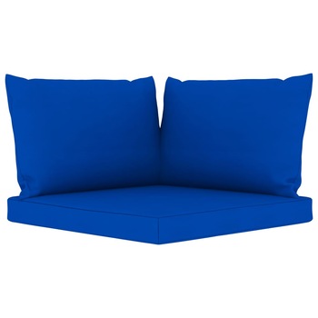 Set de 3 perne pentru canapea din paleti, vidaXL, Tesatura, 60 x 60 x 6 cm, Albastru Set de 3 perne pentru canapea din paleti, vidaXL, Tesatura, 60 x 60 x 6 cm, Albastru