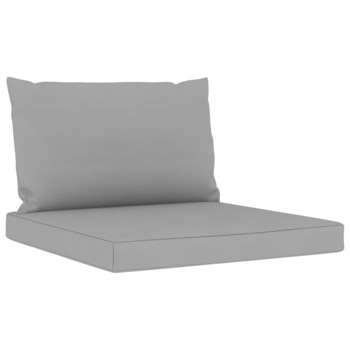 Set de 2 perne pentru canapea din paleti, vidaXL, Tesatura, 60 x 60 x 6 cm, Gri Set de 2 perne pentru canapea din paleti, vidaXL, Tesatura, 60 x 60 x 6 cm, Gri