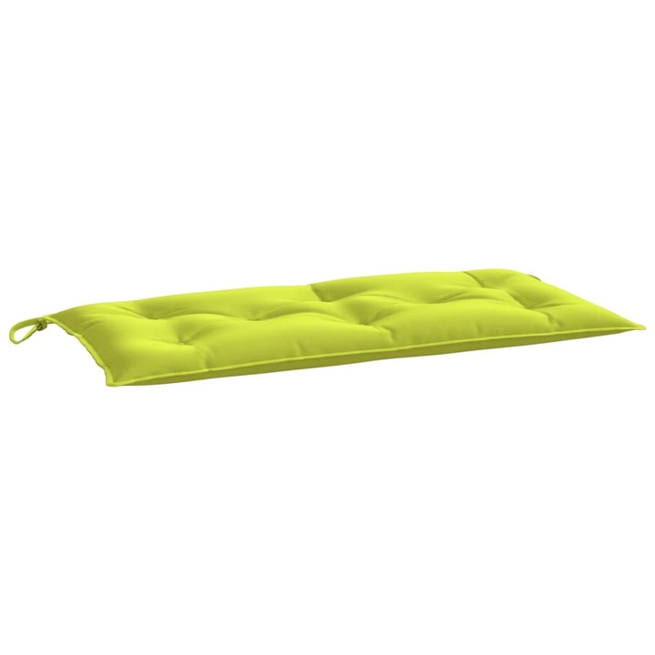 Perna banca de gradina vidaXL, verde aprins, 100x50x7 cm, textil oxford, 1.1 Kg